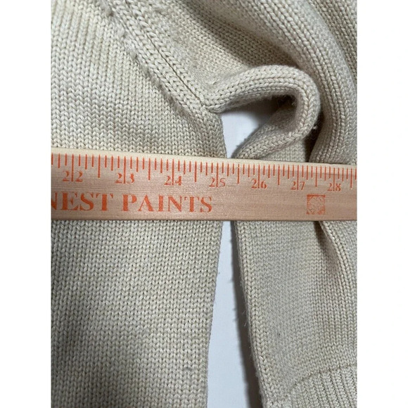 Toteme Sweater Merino Wool Organic Cotton Hoodie Knit Small Boxy Neutral Luxury - Picture 3 of 8